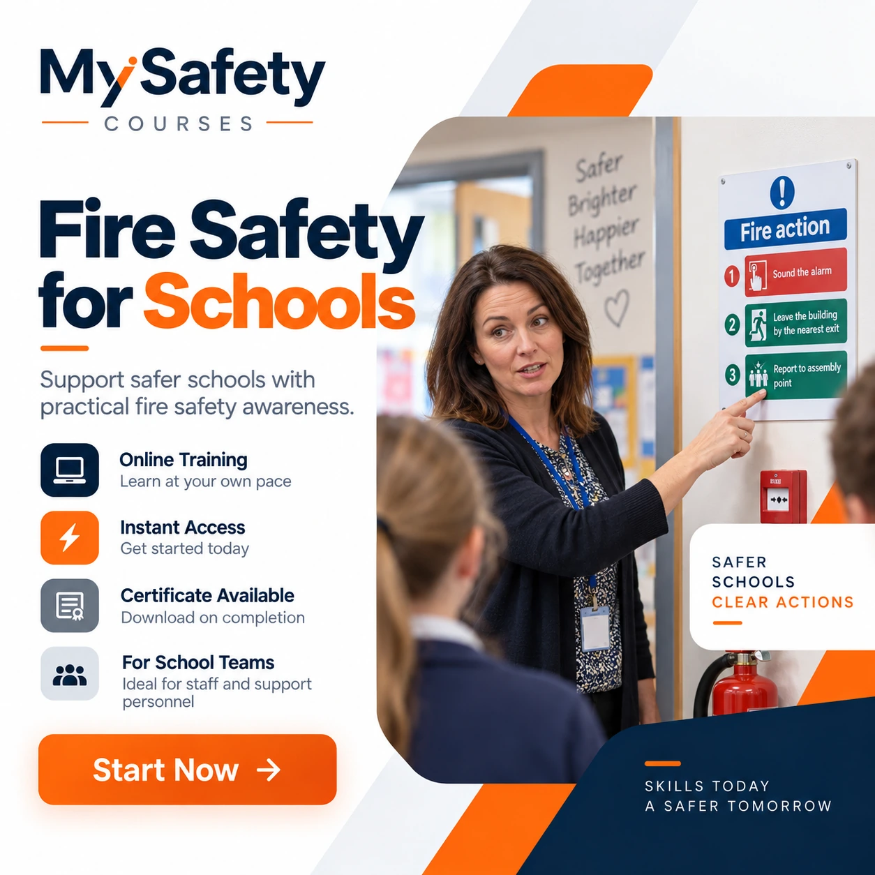 Fire Safety for Schools training